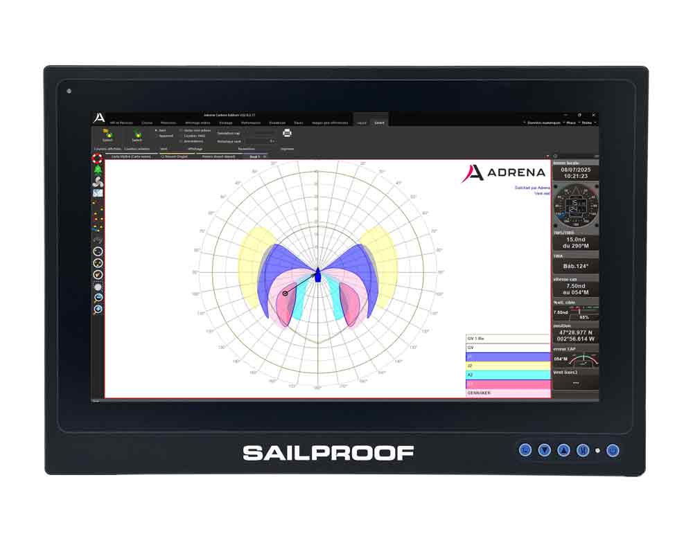 SailProof Marine Display 15.6" - Écran tactile étanche IP67