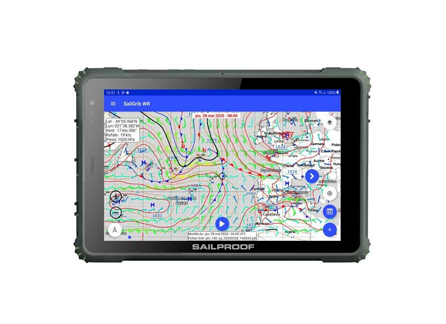 SailProof Rugged 10" Tablet da vela - 5G