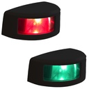 Mantagua NAVISLIM Kit de luces de costado de babor y estribor 2NM (Roja + Verde 112,5°) - Montaje horizontal