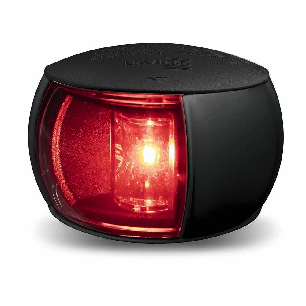 HELLA NaviLED Compact luz de navegación de babor 2NM - Lente de color, cable de 0.12m