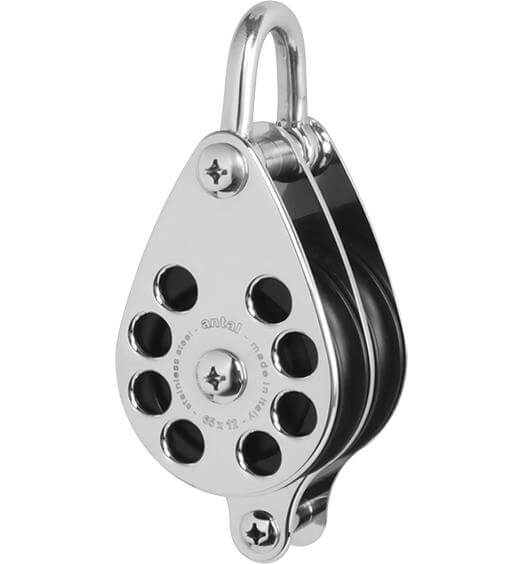 Antal SS Classic Poulie double Ø65 avec ringot