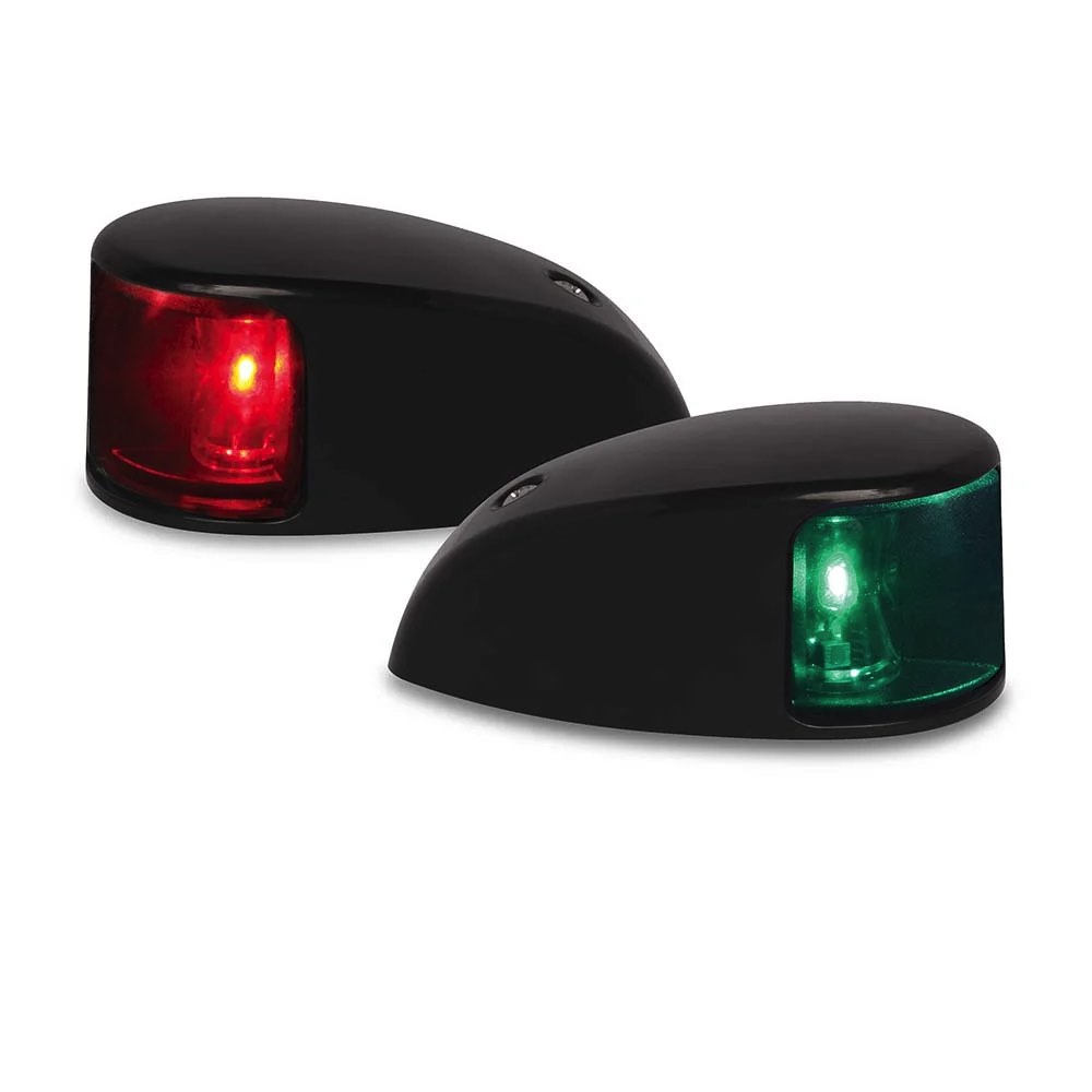 HELLA NaviLED Compact Deck Mount 2NM Port and Starboard Navigation Light (Pair) - Coloured Lens