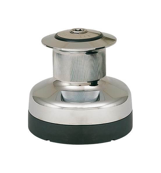 Antal 44 2 velocità Plain-Top Verricello in bronzo cromato