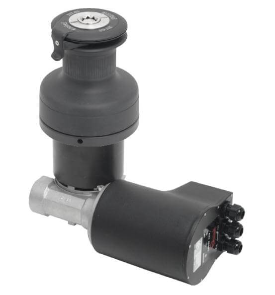 Antal 40 Eléctrico de 2 velocidades (Horizontal) 24V Winche de aluminio (Manual de 2 velocidades)