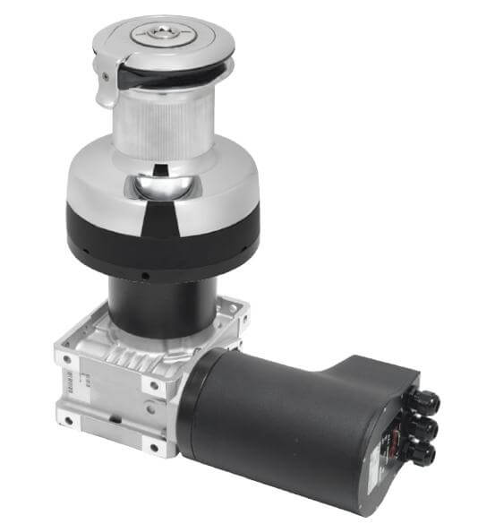 Antal 52 électrique 2 vitesses (horizontal) 24V Winch en aluminium (manuel 2 vitesses)