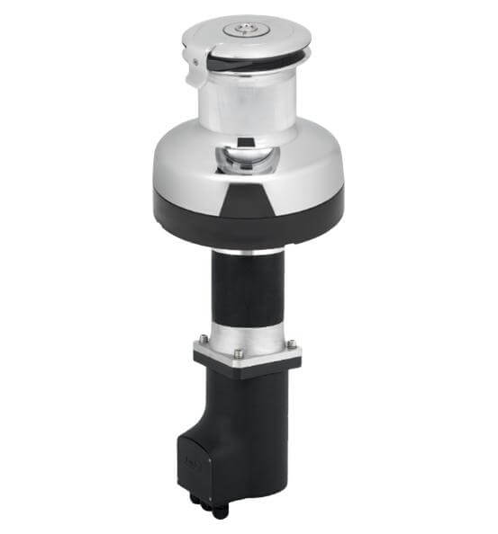 Antal 66 2-Gang Elektro (Vertikal) 24V verchromte Bronze-Winsch (2-Gang manuell)