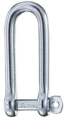 Wichard Captive pin long D shackle - Dia 6 mm