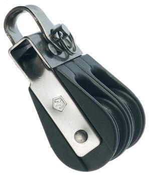 Wichard Doppel-Gleitlagerblock - Scheibe 25 - Festes Auge