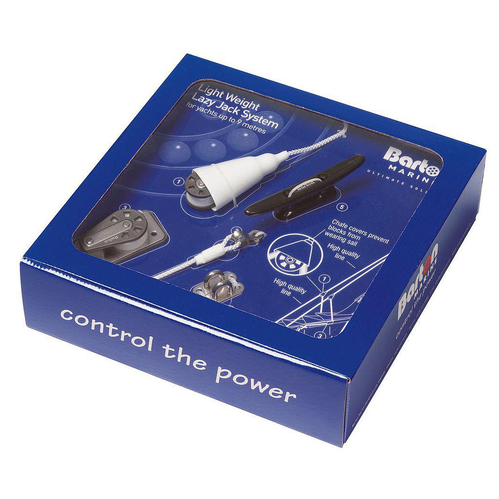 Kit lazy jack leggero Barton per yacht fino a 9m (30ft)