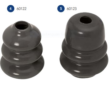 Barton Muelle de plástico 40mm