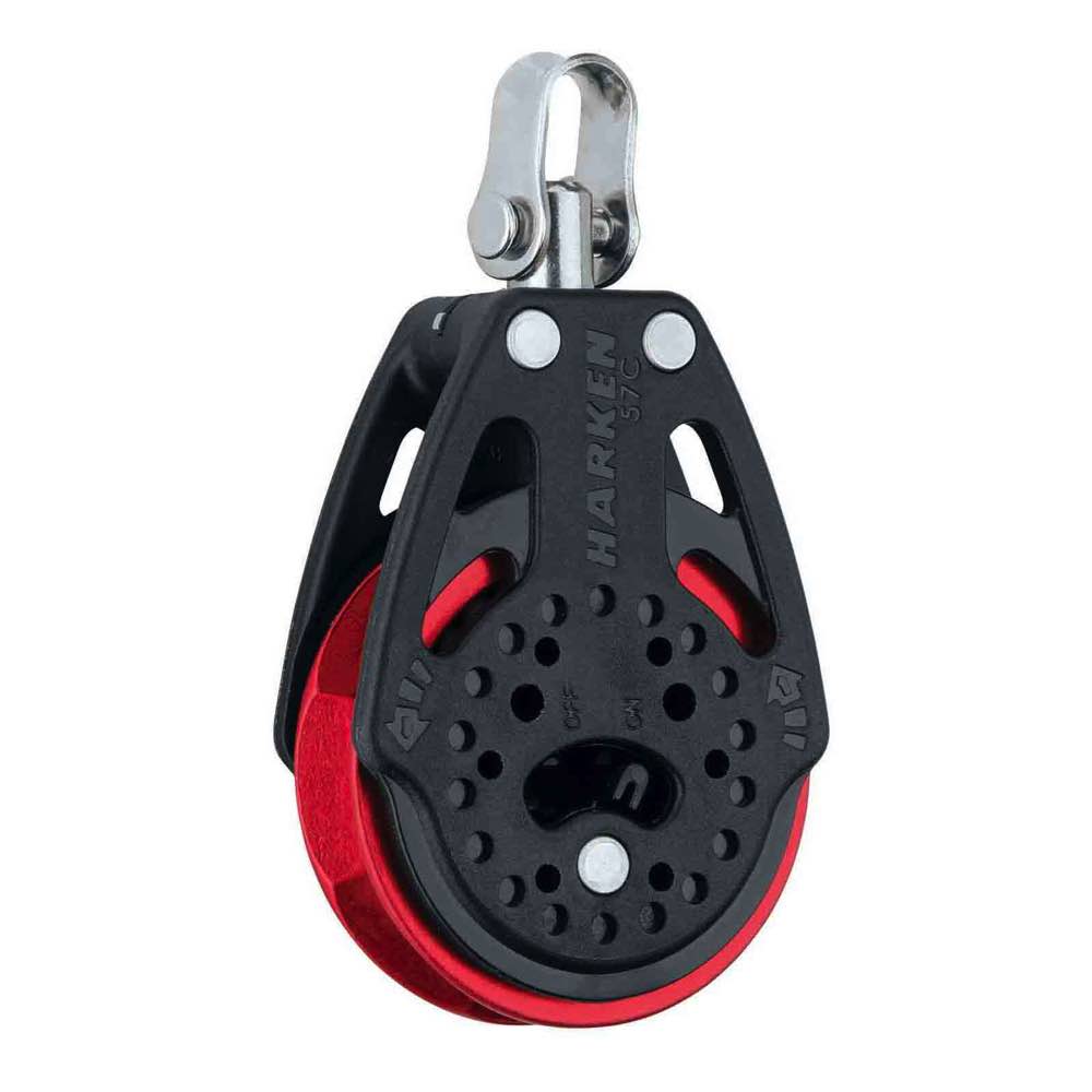 Harken 57mm Carbo Ratschenblock - ROT