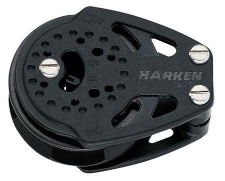 Harken 57mm Carbo Pasteca de carrillo con trinquete