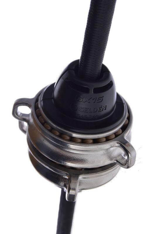 Selden Giratorio de amura ajustable para GX10, AT-Cable 11mm