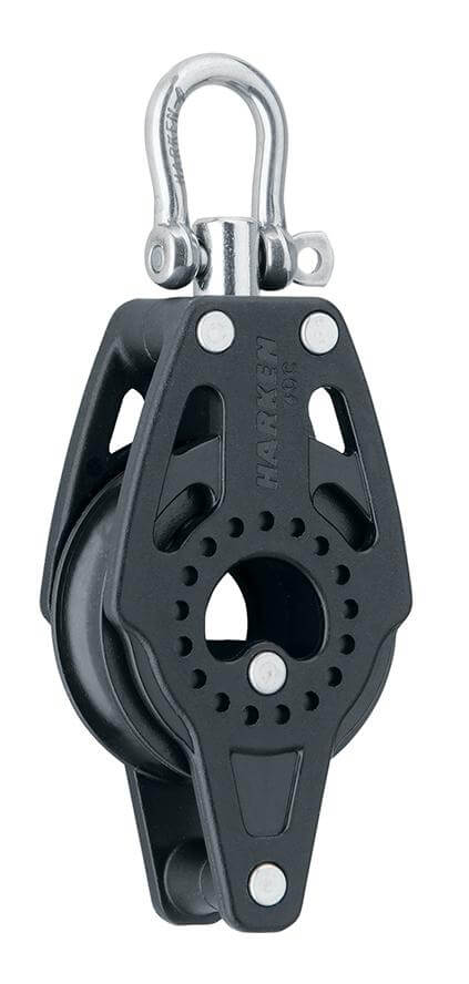 Harken 40mm Bozzello Carbo w/Grillo di fissaggio
