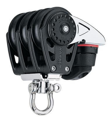 Harken 40mm Triple Carbo Block mit Backenklemme