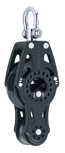 Harken 57mm Carbo Bloque de violín con carraca