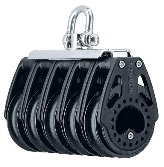 Harken 57mm Bozzello Carbo a 5 pulegge