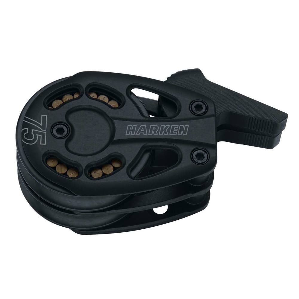 Harken 75mm Black Magic Air Double Footblock with Lockoff