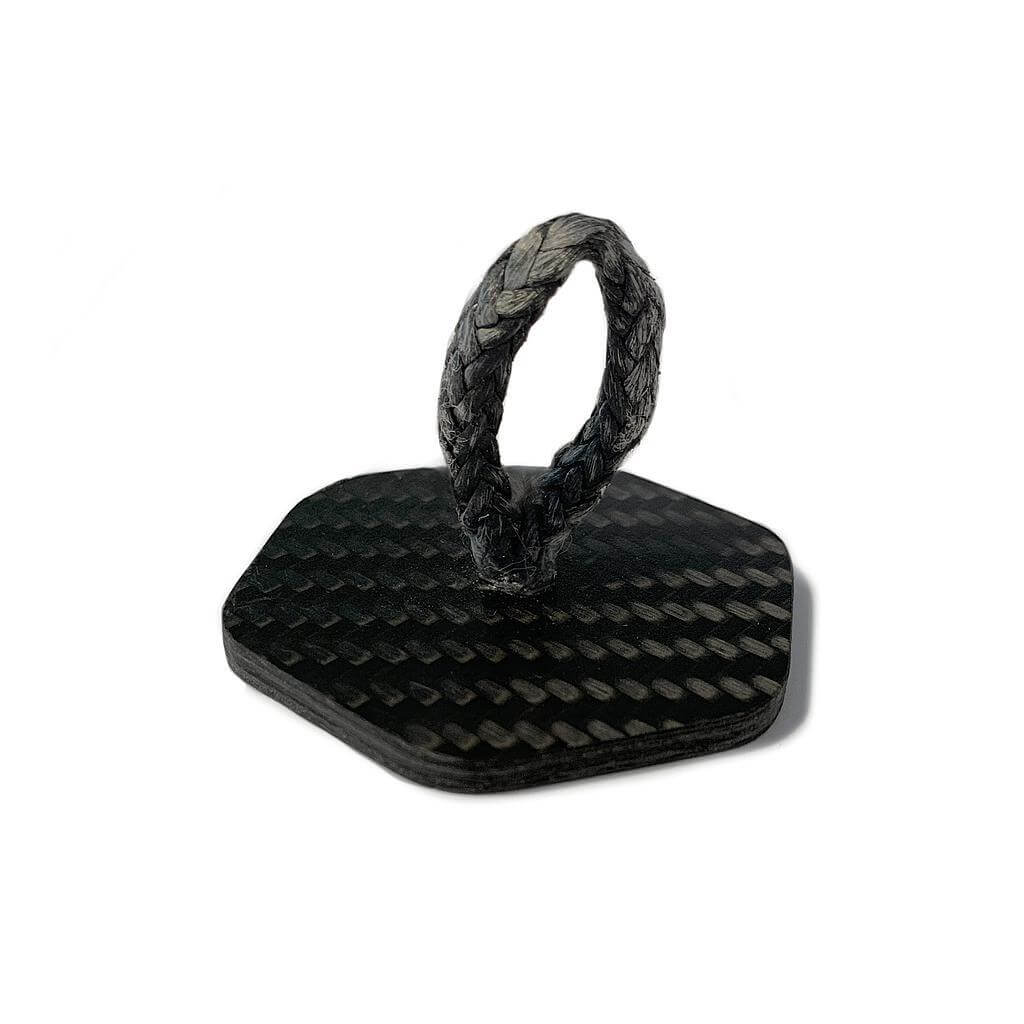 LOOP Products Padeye de carbono autoadhesivo