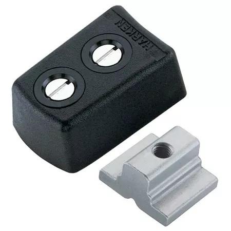 Harken 22mm Schienen-Endanschlag-Kit — Breiter flacher Mastnut