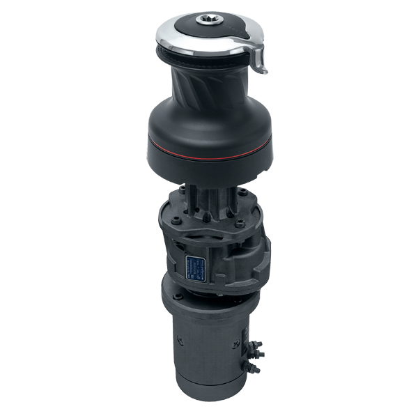 Harken 60 2-Gang Elektrisch (Vertikal) 24V Aluminium Radial Winsch (2-Gang manuell)