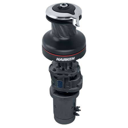 Harken 60 3-Gang Elektrisch (Vertikal) 12V Aluminium Radial Winsch (3-Gang manuell)
