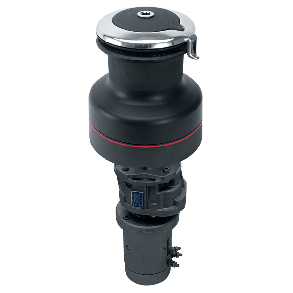 Harken 80 Eléctrico 2 velocidades (Vertical) 24V Winche Radial de aluminio (Manual 2 velocidades)