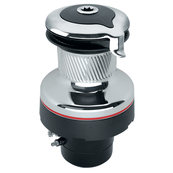 Harken 90 1-Gang elektrisch (vertikal) 24V Chrom Unipower Radial Winsch (1-Gang manuell)