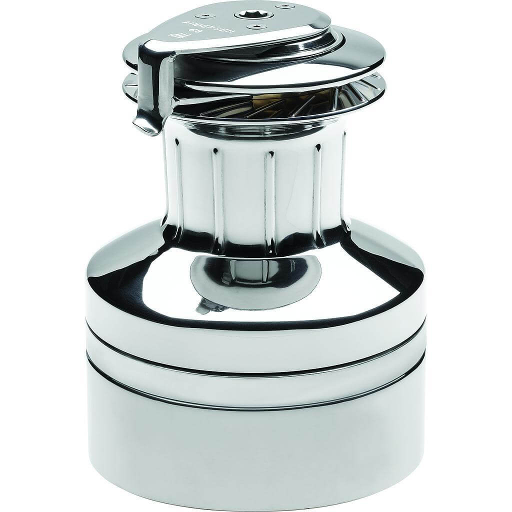 Andersen 72 Variable Speed Electric (Compact) 24V Stainless Steel Above Deck Winch (2-Speed Manual)