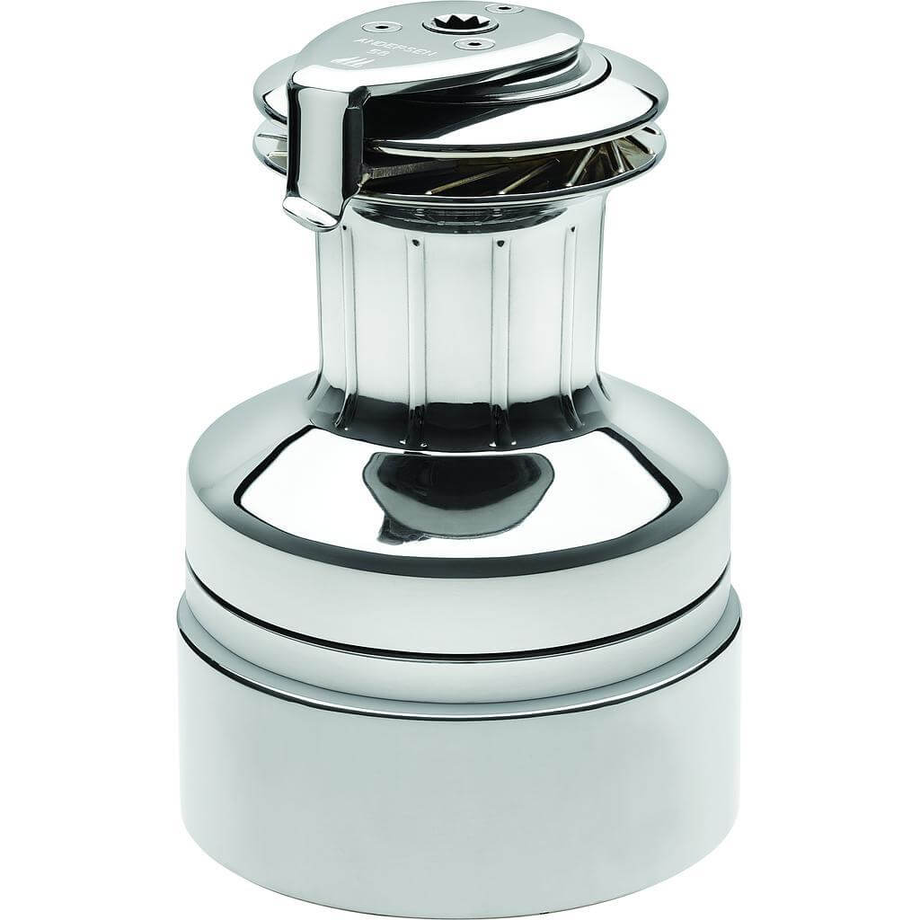 Andersen 62 Variable Speed Electric (Compact) 24V Stainless Steel Above Deck Winch (2-Speed Manual)