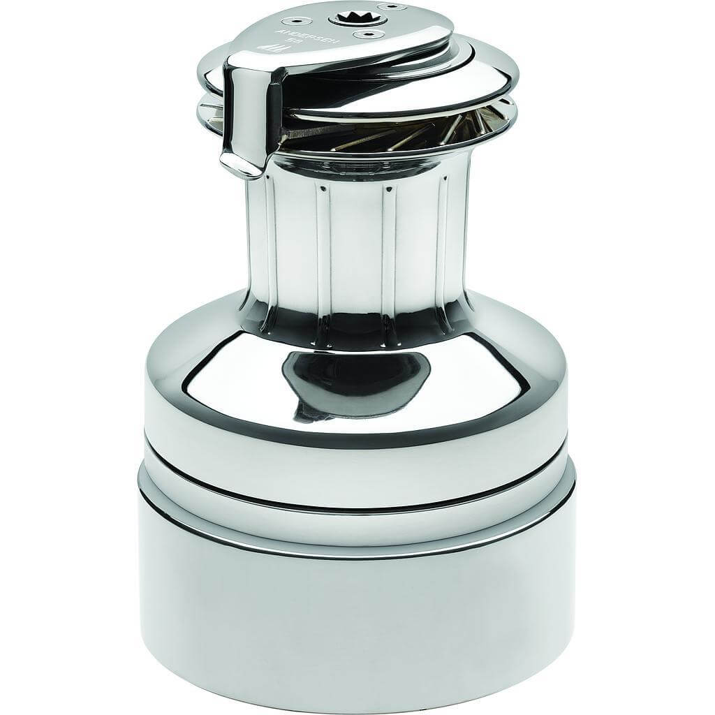 Andersen 58 Variable Speed Elektro (Compact) 12V Edelstahl Decks-Winsch (2-Gang Manuell)