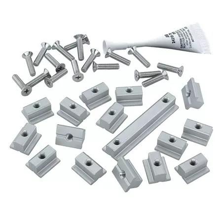 Harken 18mm T-Track Kit de fixation — Gorge de mât plate large Extras