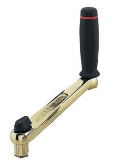 Manivela de winche Harken - 203mm, Lock-In, Grip estándar, Bronce