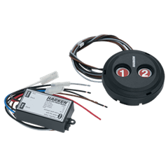 Interruptor digital Harken de doble función - Botones 1 y 2 - Negro