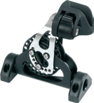 Lewmar HTX Block - Pivoting low lead ratchet with cleat 60mm
