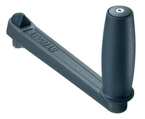 Manivelle de winch Lewmar - 250mm, Lock-In, Single Grip, Alliage