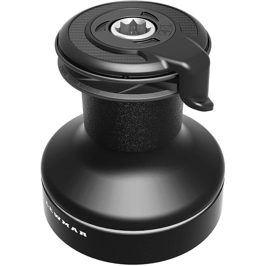 Lewmar 45 2-Gang Self-Tailing EVOⓇ Race Winsch Schwarz ionisiert