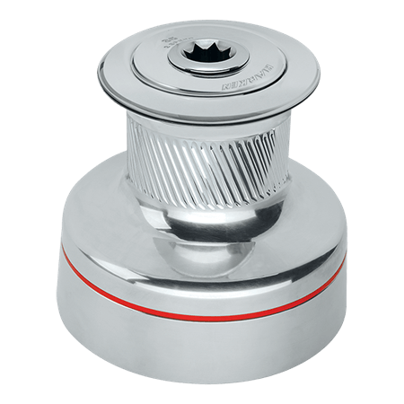 Harken 50 2-Gang Plain-Top Radial Vollchrom Winsch