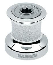 Harken 6 Winche Classic cromado de tope liso