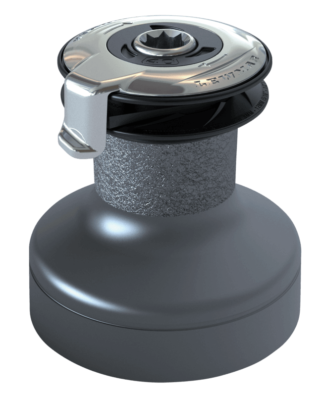 Lewmar 15 1 velocidad Winche autoblocante EVOⓇ de aleación gris