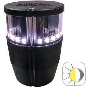 Mantagua NAVIPRO 2NM Fanale di Fonda (Bianco 360°) - commutazione automatica Night & Day