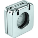 Andersen Pulsante - E1 - Retroilluminazione LED - Acciaio inox con foro dita