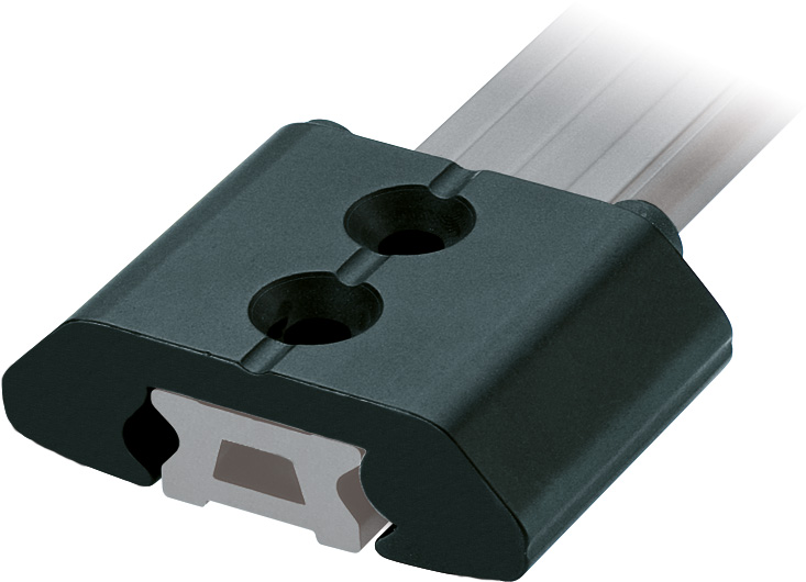 Ronstan Serie 26 Tope de extremo, aleación, 55mm x 45mm