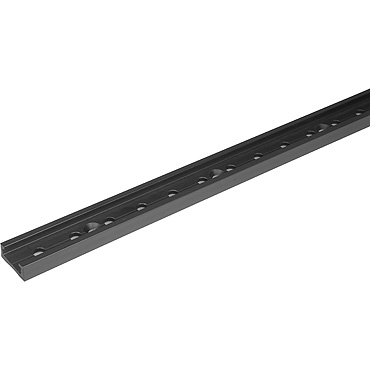 Carril en C Ronstan S19, 296mm, negro