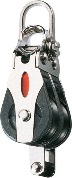 Ronstan S20 BB Double Block - becket, 2-axis shackle head
