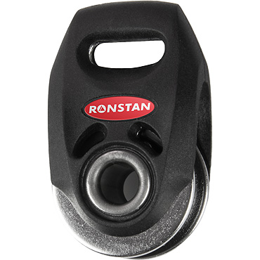 Ronstan Series 20 Ball Bearing Orbit Block™ - Hundsfott-Nabe, passend für 10mm Gurtband