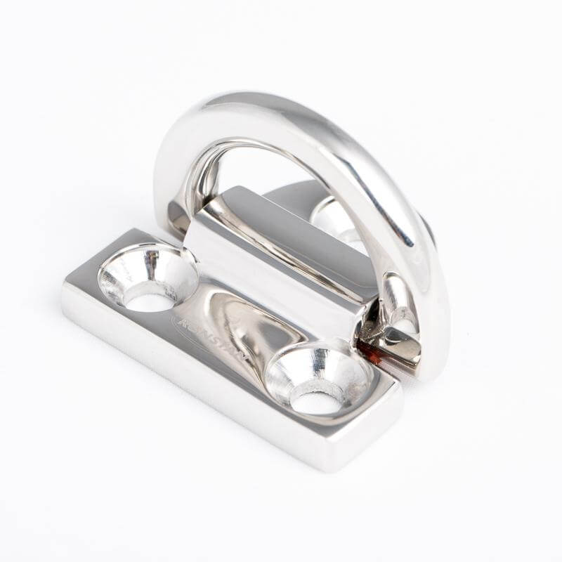 Ronstan Pontet rabattable, simple, 3 X M6 (1/4') trous