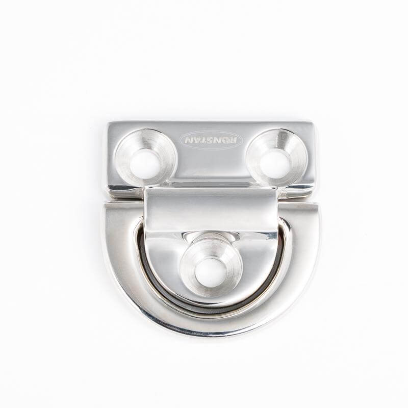 Ronstan Pontet rabattable, simple, 3 X M8 (5/16') trous