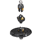 Karver Juego de enrollador top-down KF1.5 V3 tambor grande (versión estándar)