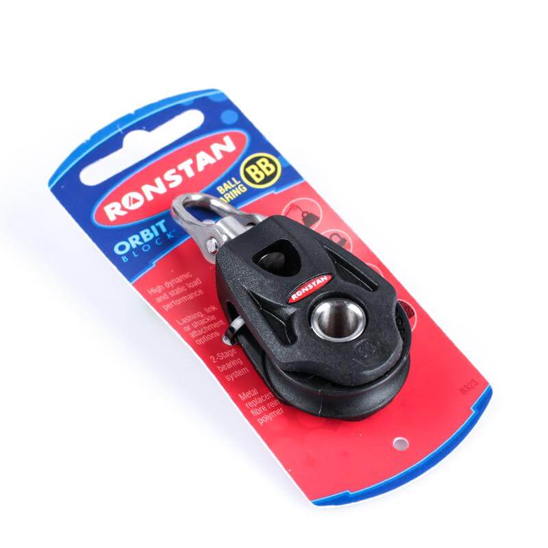 Ronstan S30 BB Orbitblock™ - becket hub, swivel shackle head